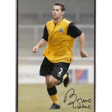 Signed photo of Bruno Ribeiro the Blackburn Rovers footballer.